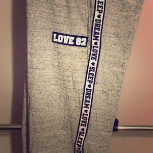 NWT Sleep Pajama Bottoms Sweats Grey Size 16/18 XL